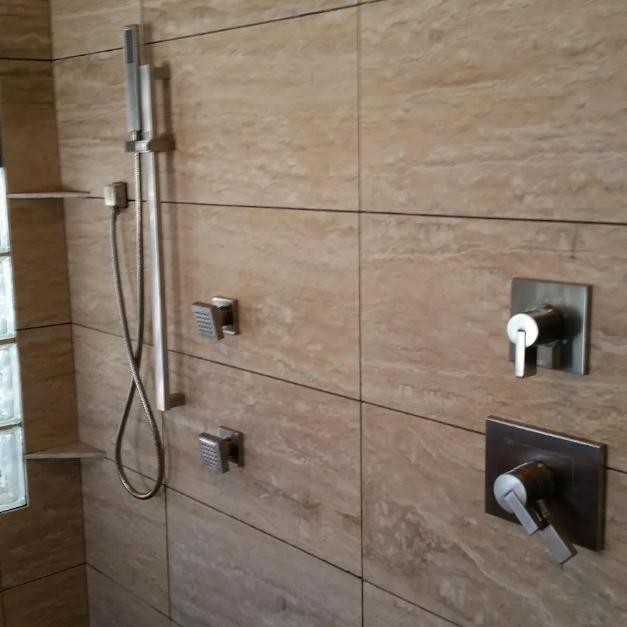 Shower fixture installation for Gas Line Repair in Robeson